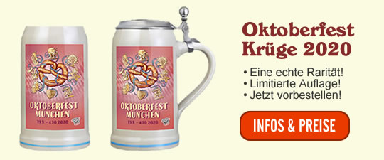 Oktoberfest Shop München ++ Neue Wiesnkrüge 2020 verfügbar ++